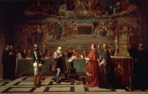 Жозеф-Николя Робер-Флёри. Галилей перед судом инквизиции (1847)
